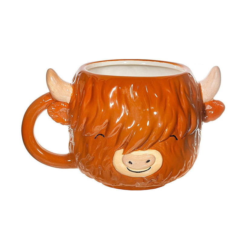 Highland Cow Shaped Mug - Something Different Gift Shop