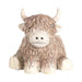 Face-on view of Highland Cow burner with textured ceramic fur