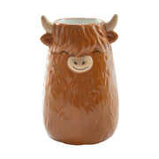 Highland Cow Small Vase - Something Different Gift Shop