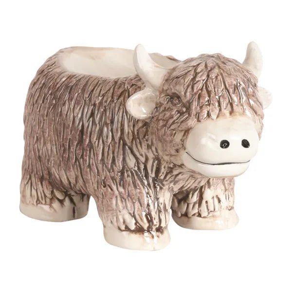 Highland Cow Standing Wax Melt Burner - Something Different Gift Shop