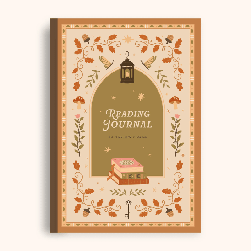 Hopscotch Paper Co. Cosy Season Reading Journal with autumn-inspired illustrated cover