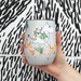 House of Disaster Moomin Floral keep cup held in hand showing Moomin character and pastel floral design