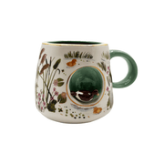Front view of the House of Disaster Secret Garden 3D Duck Mug
