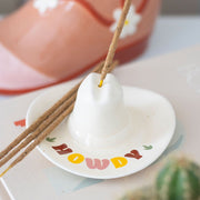 Howdy Cowboy Hat Incense Stick Holder - Something Different Gift Shop