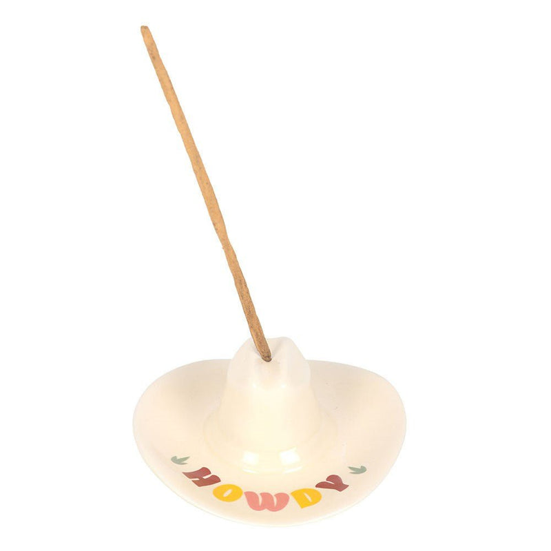 Howdy Cowboy Hat Incense Stick Holder - Something Different Gift Shop