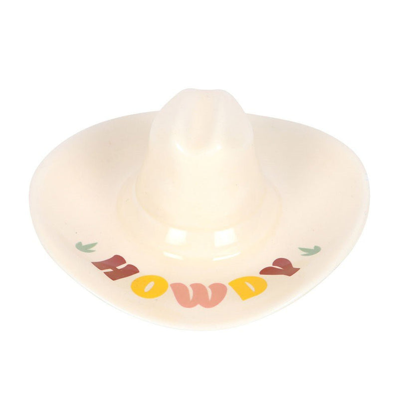 Howdy Cowboy Hat Trinket Dish - Something Different Gift Shop