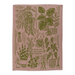 Full I Have A Bit Of A Plant Problem tea towel, woven green houseplant pattern on cotton.