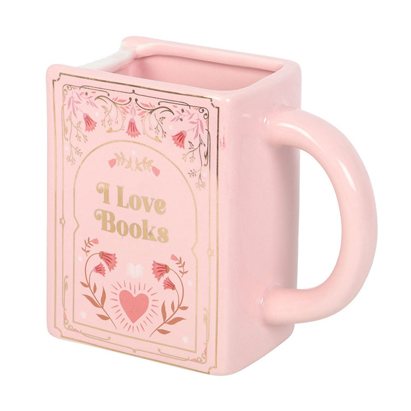 I Love Books novelty mug for cosy reading and tea time