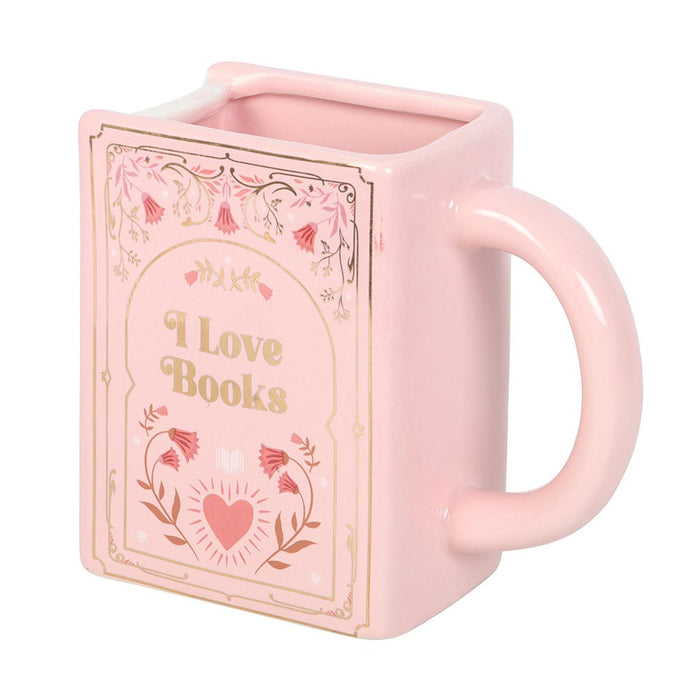 I Love Books novelty mug for cosy reading and tea time