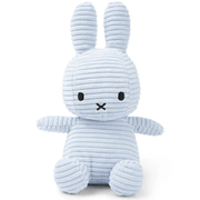 Ice Blue Corduroy Miffy Plush by Bon Ton Toys - Something Different Gift Shop
