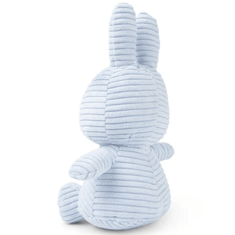 Ice Blue Corduroy Miffy Plush by Bon Ton Toys - Something Different Gift Shop