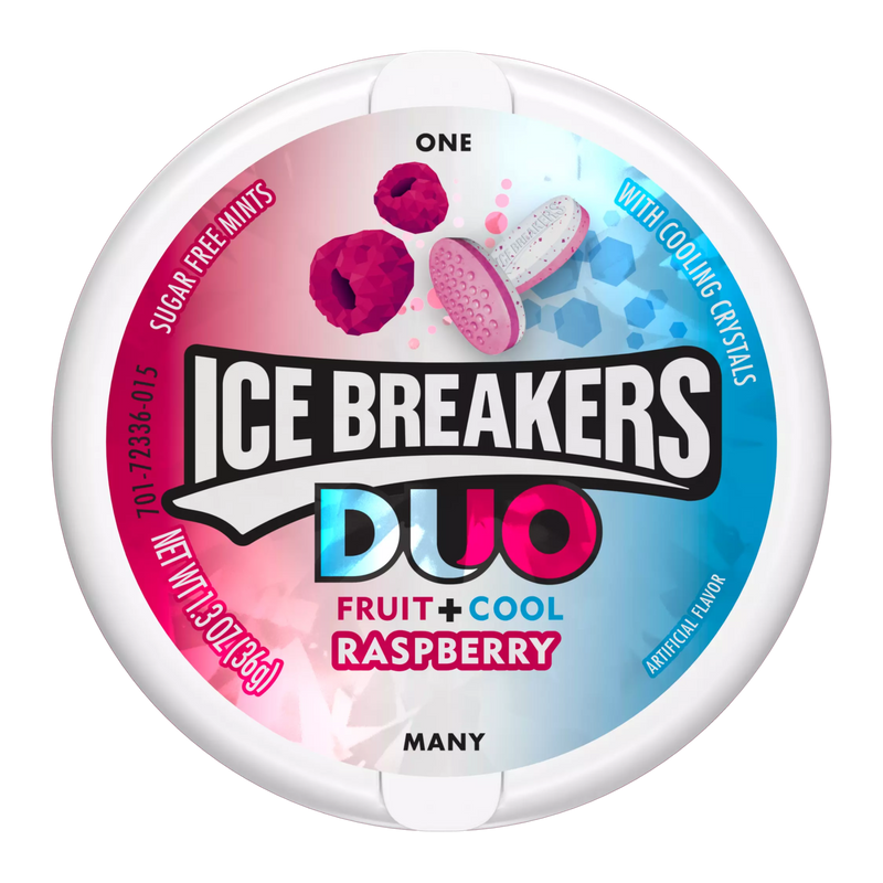 Ice Breakers Duo Mints Raspberry 36g - Something Different Gift Shop
