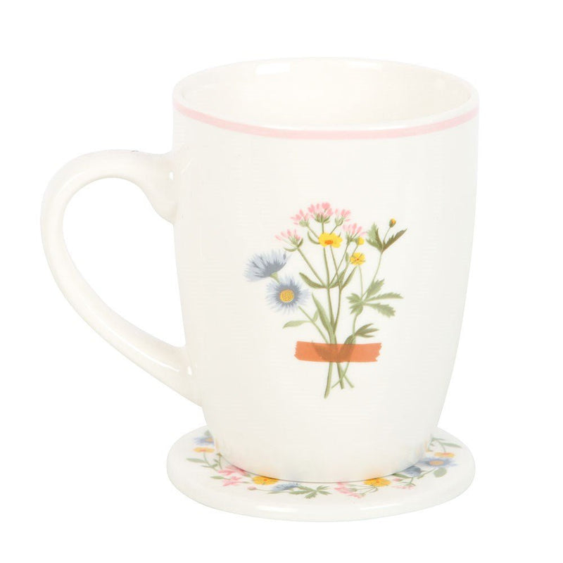 If Mums Were Flowers Floral Mug & Coaster Set - Something Different Gift Shop