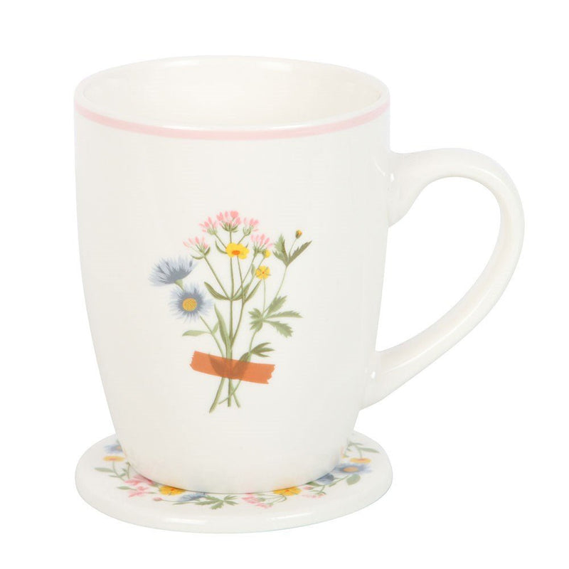 If Mums Were Flowers Floral Mug & Coaster Set - Something Different Gift Shop