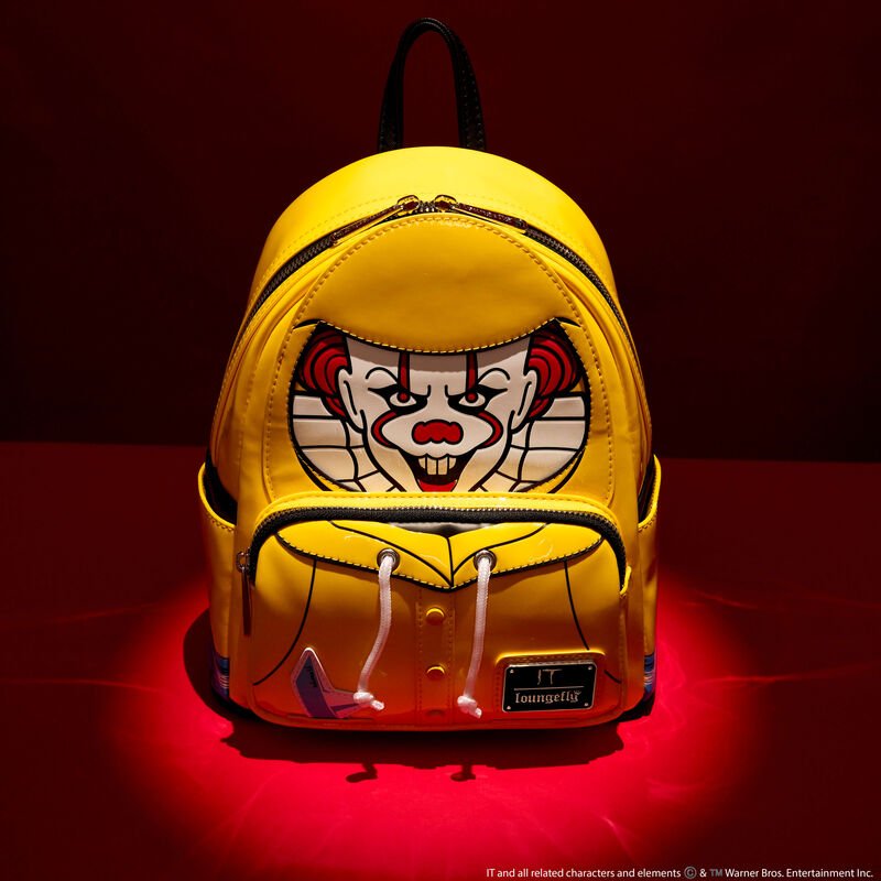 It Pennywise Raincoat Cosplay Glow Mini Backpack - Something Different Gift Shop