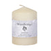 Ivory Unscented Pillar Candle 10x7cm - Something Different Gift Shop