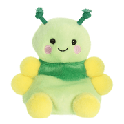 Palm Pals Ivy Caterpillar green and yellow soft toy front view