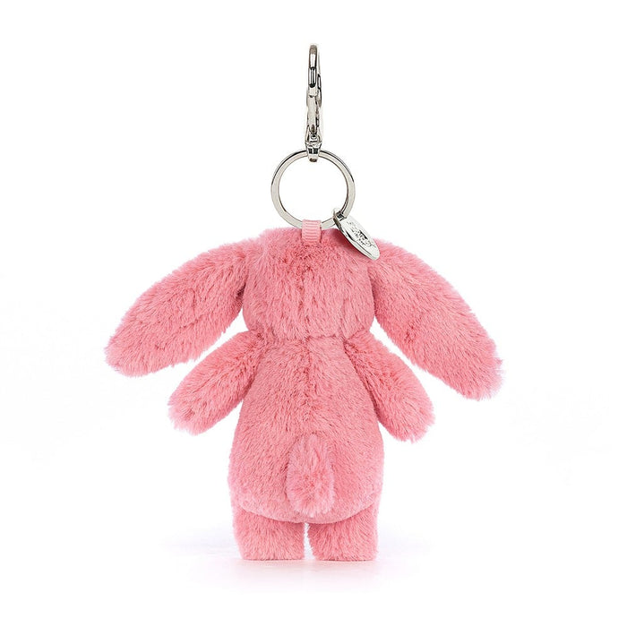 Jellycat Bashful Bunny Pink Bag Charm - Something Different Gift Shop