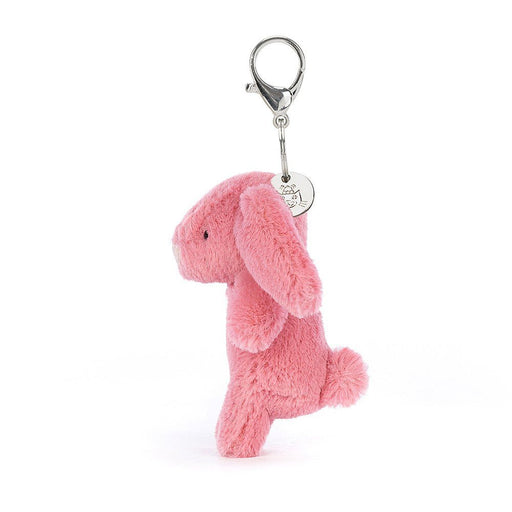 Jellycat Bashful Bunny Pink Bag Charm - Something Different Gift Shop