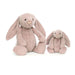 Jellycat Bashful Luxe Bunny - Rosa Medium - Something Different Gift Shop