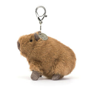 Jellycat Clyde Capybara Bag Charm - Something Different Gift Shop