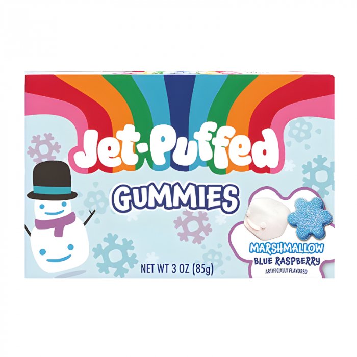Jet - Puffed Marshmallow Flavoured Gummies 85g Theatre Box - Something Different Gift Shop