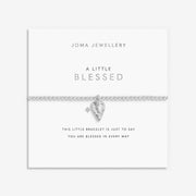 Joma Blessed bracelet on sentiment card