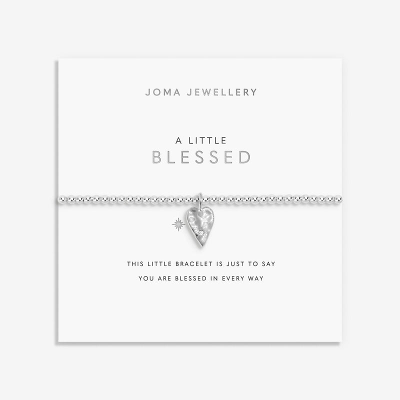 Joma Blessed bracelet on sentiment card