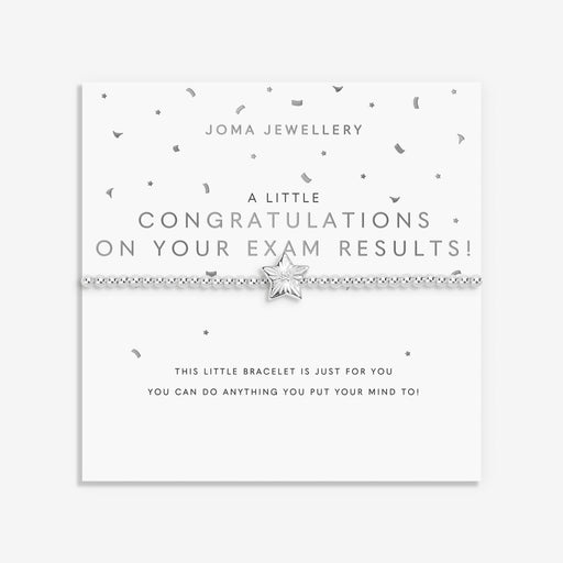 Joma A Little Congratulations On Your Exam Results Bracelet on sentiment-stamped card