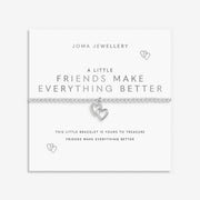 Joma A Little Friends Make Everything Better Bracelet on signature sentiment-stamped card