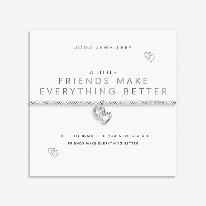 Joma A Little Friends Make Everything Better Bracelet on signature sentiment-stamped card