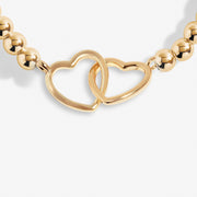 Joma A Little Friendship bracelet with gold-plated interlocking heart charm