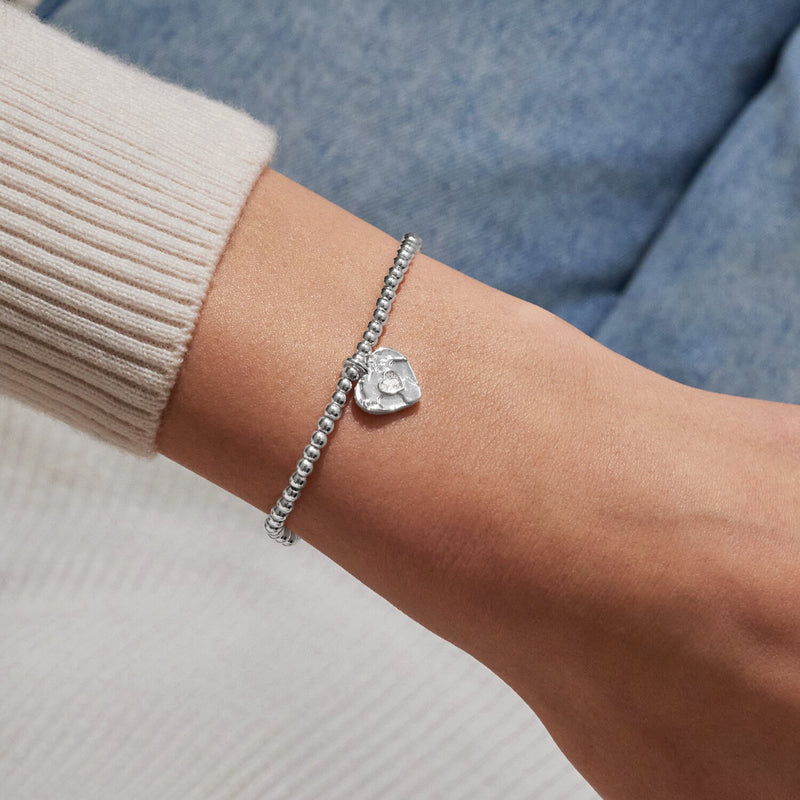Joma A Little Your Friendship Means The World To Me Bracelet worn on wrist