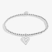 Joma A Little Happy Birthday Daughter Bracelet with double heart charm