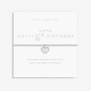 Joma A Little Happy Sweet 16th Birthday Bracelet with sparkly heart charm