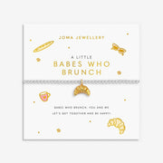 Joma Babes Who Brunch bracelet on illustrated sentiment card