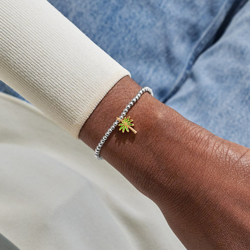 Joma A Little Vibes Hello Summer Bracelet worn on wrist