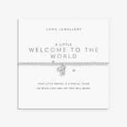 Joma Jewellery A Little Welcome To The World Bracelet with teddy charm and sparkling heart