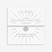 Joma Jewellery Celebrating You Today bracelet on sentiment card