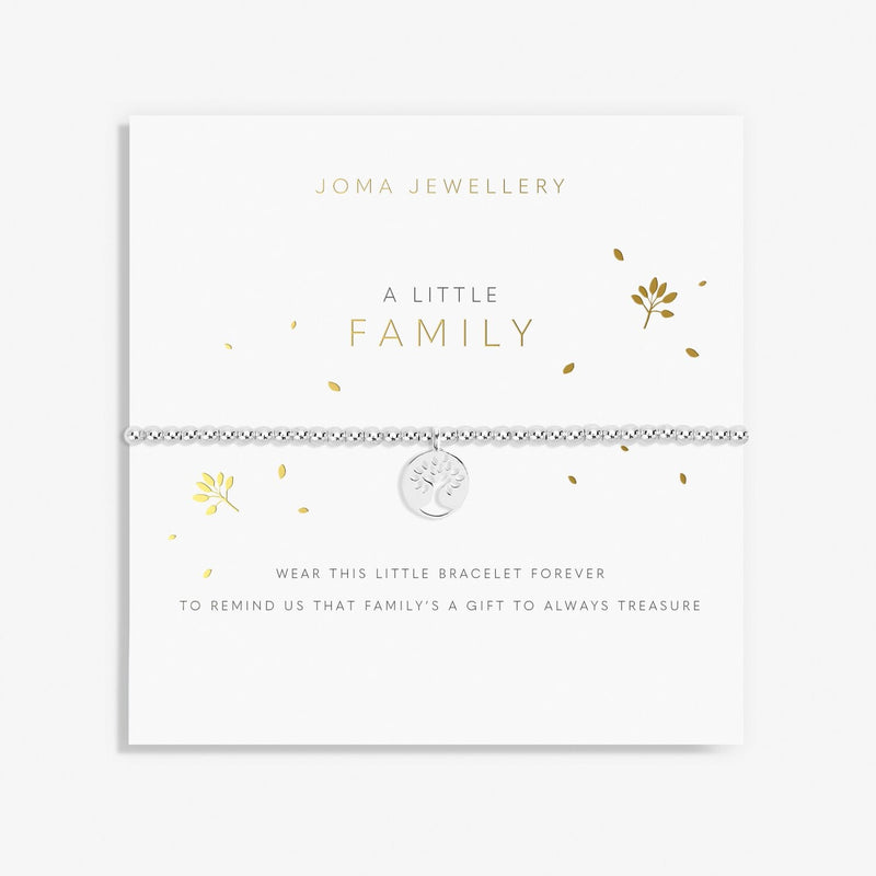 Joma Jewellery A Little Family Bracelet with silver tree charm
