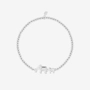 Joma Jewellery A Little Family Elephant Bracelet with mummy and baby elephant charm