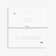 Joma Family Elephant bracelet on sentiment card