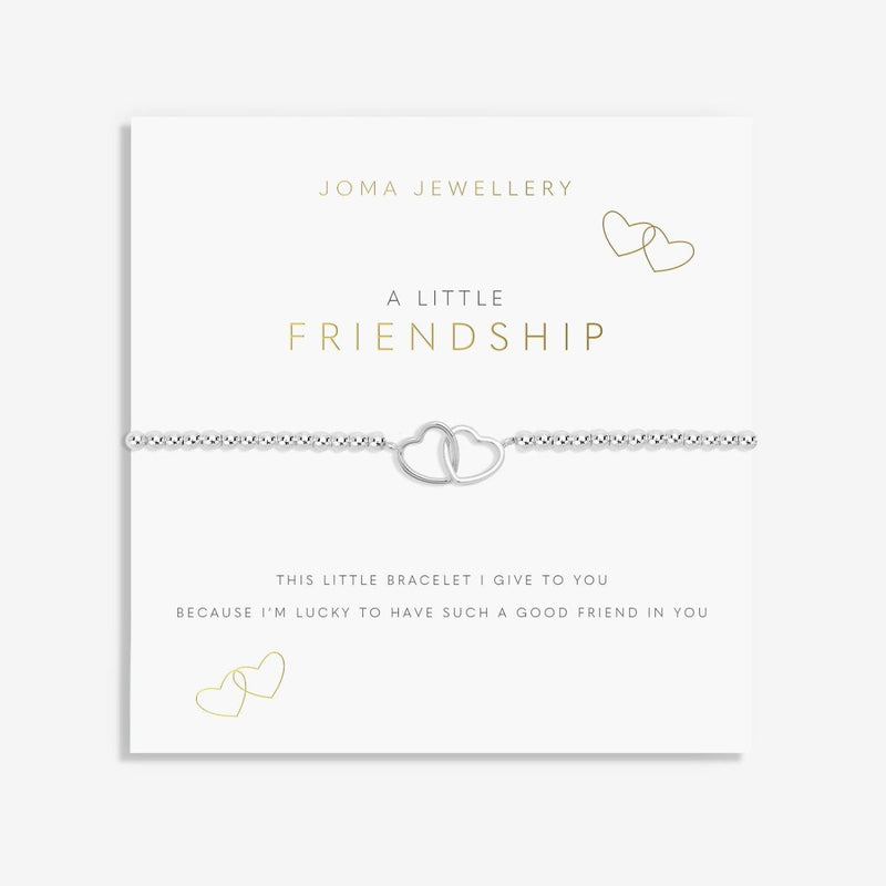 Joma Jewellery friendship bracelet on sentiment card