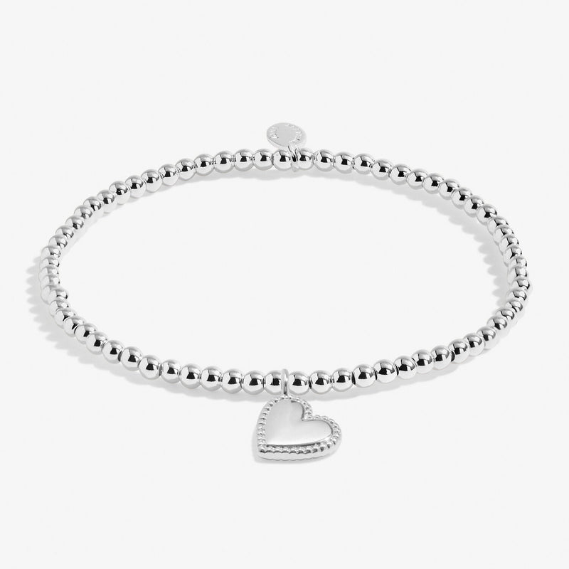 Close-up of Joma Heart Jewellery Box With Love sentiment lid