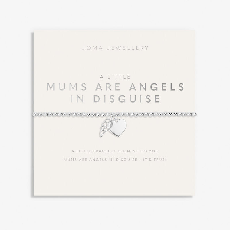 Joma Jewellery - A Little 'Mums Are Angels In Disguise' Bracelet - Something Different Gift Shop