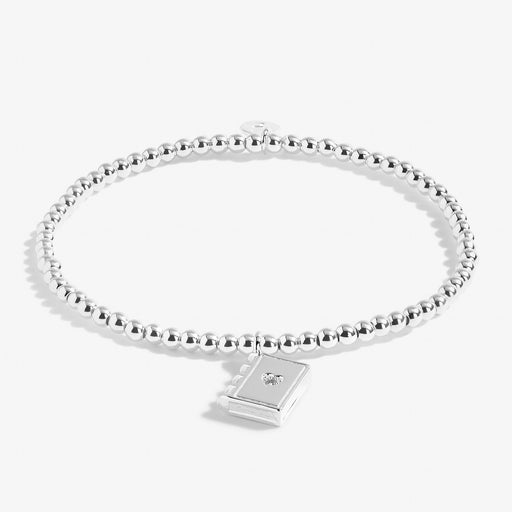 Joma Jewellery A Little New Chapter Bracelet with sparkling book charm