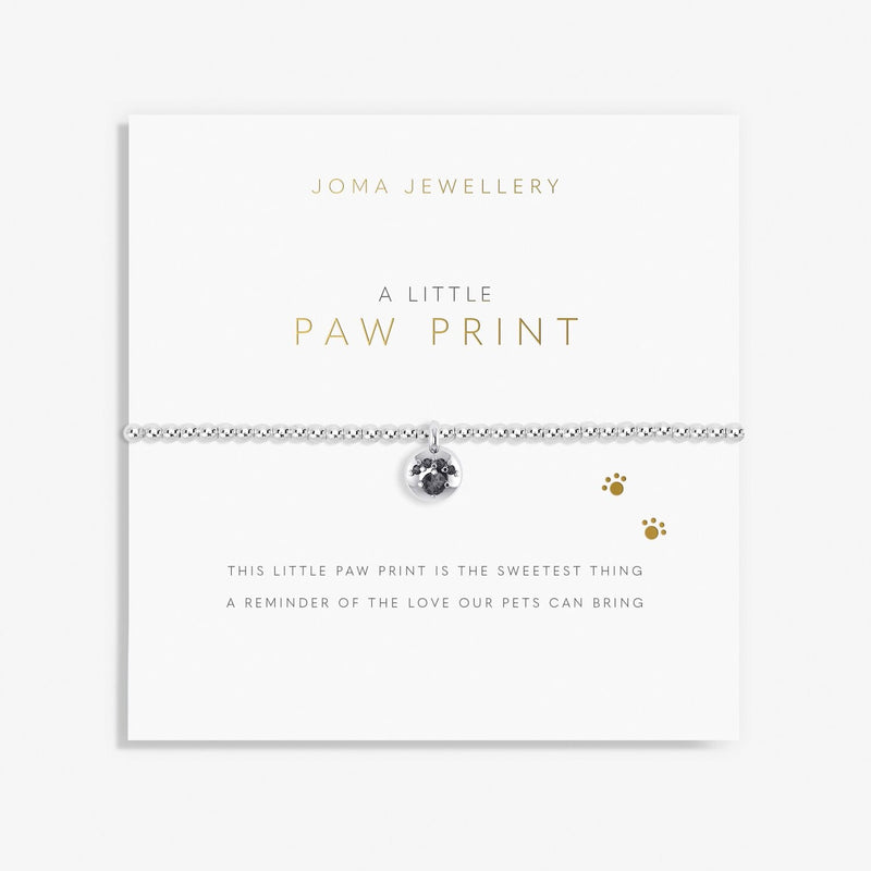 Joma Jewellery - A Little 'Paw Print' Bracelet - Something Different Gift Shop