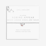 Joma Jewellery - A Little 'Robins Appear When Loved Ones Are Near' Bracelet - Something Different Gift Shop