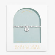 Joma Jewellery - Dolce Vita 'Always My Sister Forever My Friend' Bracelet - Something Different Gift Shop
