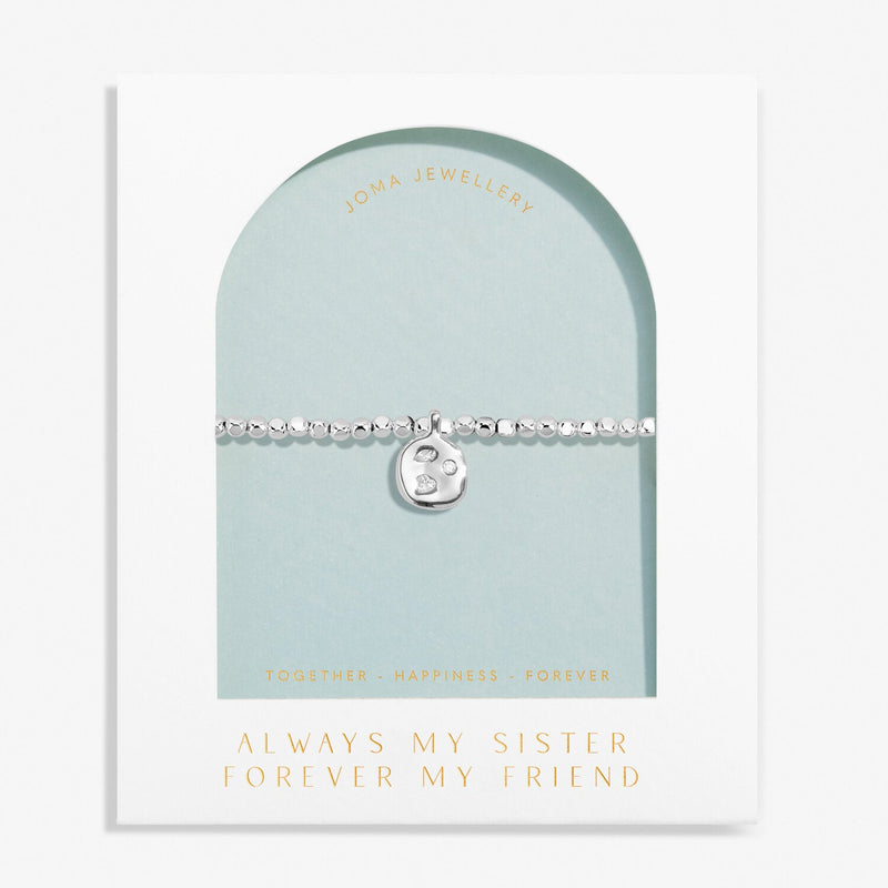 Joma Jewellery - Dolce Vita 'Always My Sister Forever My Friend' Bracelet - Something Different Gift Shop